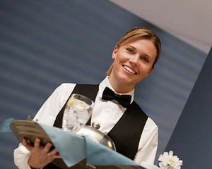 Waiter work and travel