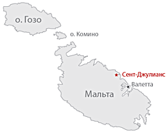 Malta map