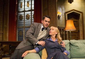 Jemma-Walker-who-plays-Mollie-Ralston-and-Bruno-Langley-who-plays-Giles-Ralston-in-The-Mousetrap